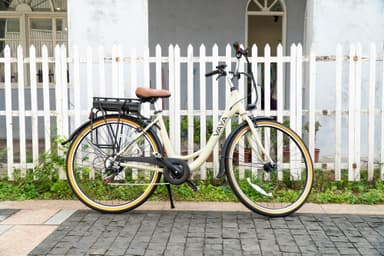 Vaya Classic elsykkel 735235 (hvit)