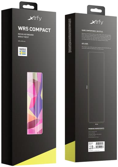 Xtrfy WR5 kompakt håndleddsstøtte (rosa)