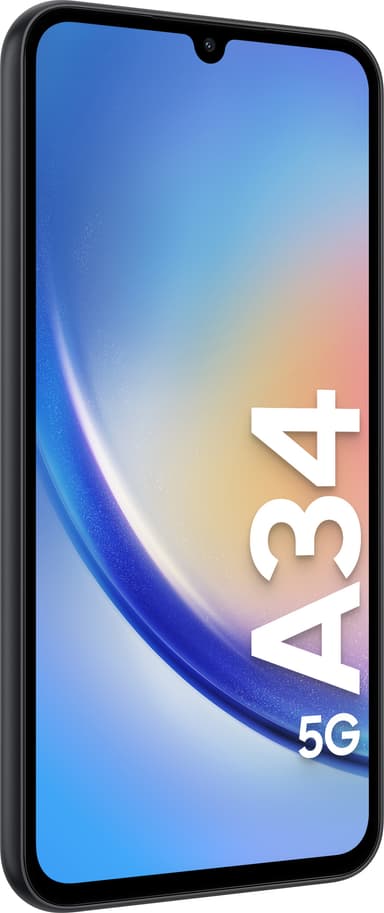 Samsung Galaxy A34 5G smarttelefon Enterprise Edition 6/128GB (sort)