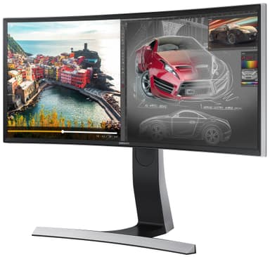 Samsung Curved 34" PC-skjerm LS34E790CN (sort)