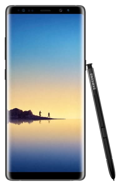 Samsung Galaxy Note8 smarttelefon (sort)