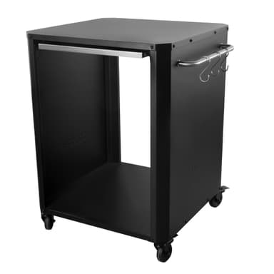 Cozze® utebord med rustfritt uttrekksbord til 13/17""-pizzaovner