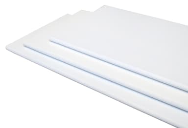 Hylle M-design 100 cm - hvit