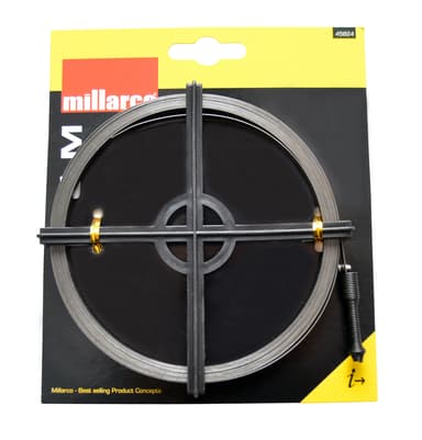 Millarco® rensebånd med 5 meter stålfjær