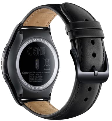 Samsung Gear S2 smartklokke (klassisk rustfritt stål)