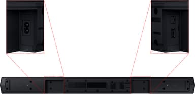 Samsung 2.1ch HW-C460 lydplanke (sort)