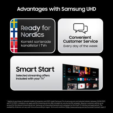 Samsung 75" CU8075 4K LED Smart TV (2023)