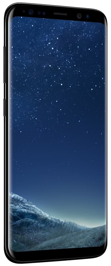 Samsung Galaxy S8 smarttelefon (sort)