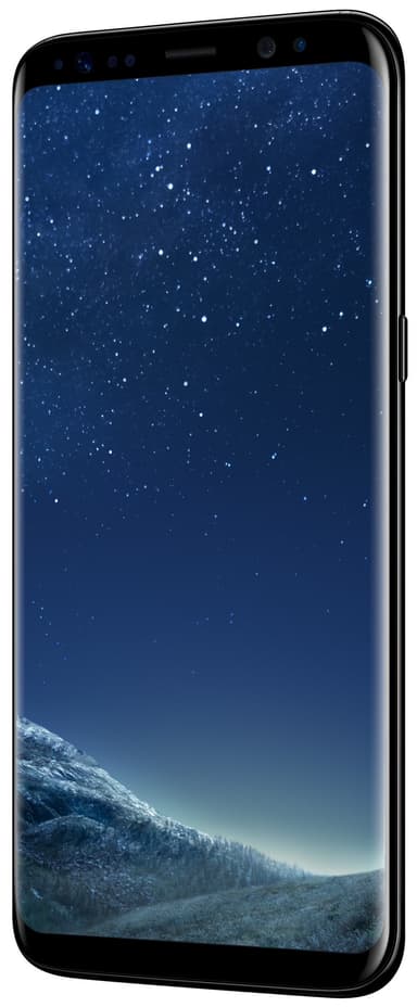 Samsung Galaxy S8 smarttelefon (sort)