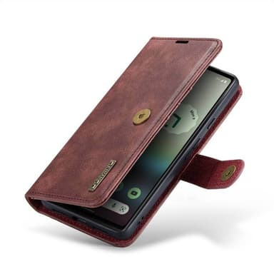 Mobil lommebok DG-Ming 2i1 Google Pixel 6A - Rød