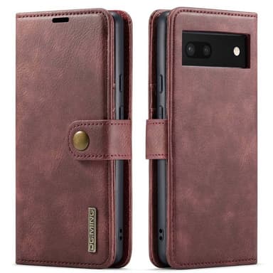 Mobil lommebok DG-Ming 2i1 Google Pixel 6A - Rød