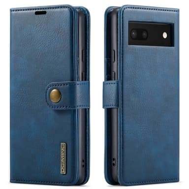 Mobil lommebok DG-Ming 2i1 Google Pixel 6A - Blå
