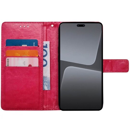 Mobil lommebok 3-kort Xiaomi 13 Lite - Rosa