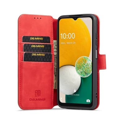 DG-Ming Lommebokdeksel 3-kort Samsung Galaxy A04s - Rød