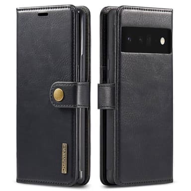 Mobil lommebok DG-Ming 2i1 Google Pixel 6 Pro - Svart