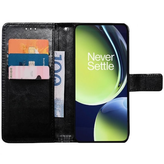 Mobil lommebok 3-kort OnePlus Nord CE 3 Lite - Sort