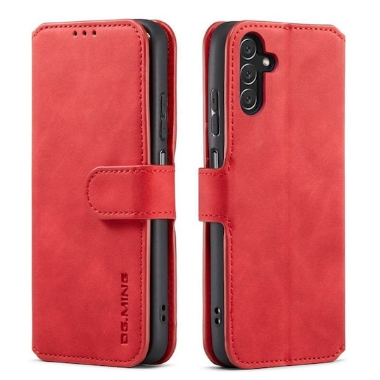 DG-Ming Lommebokdeksel 3-kort Samsung Galaxy A13 5G - Rød