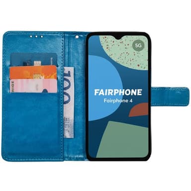Mobil lommebok 3-kort Fairphone 4 - Lyseblå