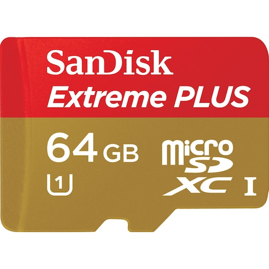 SanDisk Extreme Plus Micro SDXC 64 GB minnekort