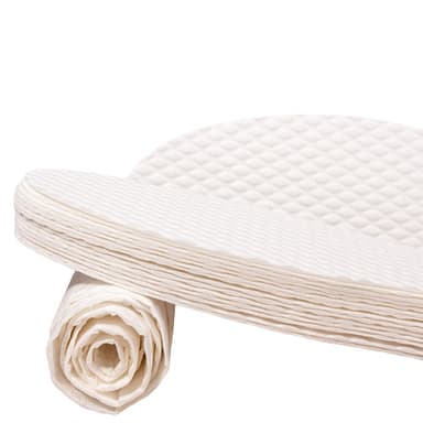 Engångssko som andas inläggssulor 10 par Hvit 27.5 cm