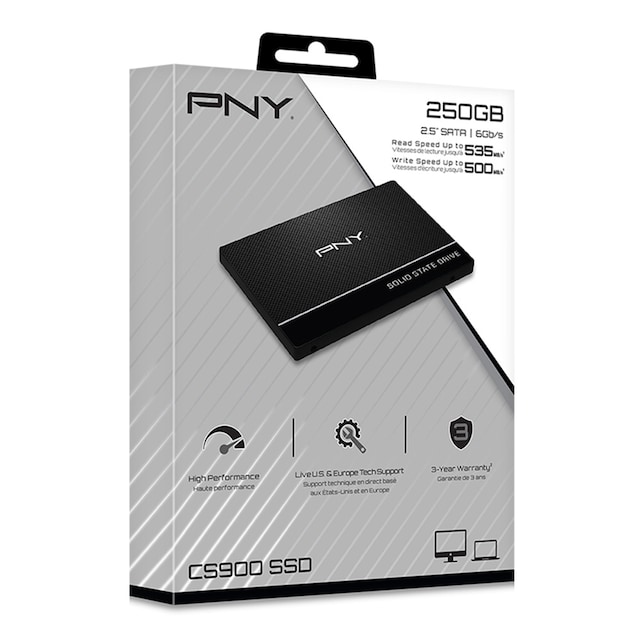 PNY CS900 2""5 SATA Solid State Drive 250GB