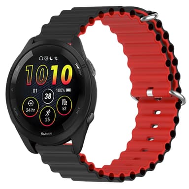 Klokkerem silikon Rød Garmin Forerunner 265 / 965