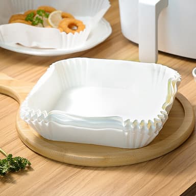 Air Fryer engångspapper för fritös 16 cm 100 st Hvit