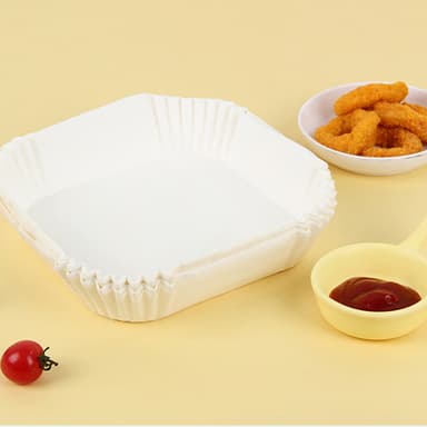 Air Fryer engångspapper för fritös 16 cm 100 st Hvit