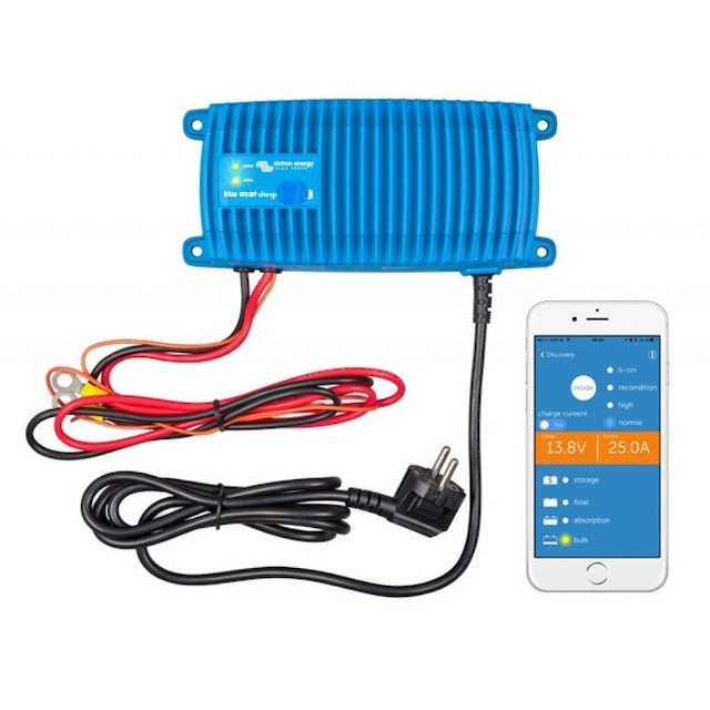 VICTRON Blue Smart IP67 Batterilader 12V 25A m/Bluetooth  (BPC122513006)