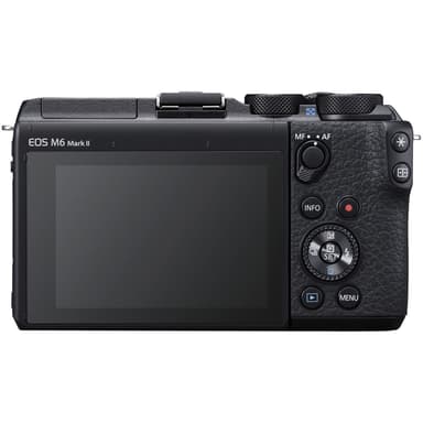 Canon EOS M6 Mark II 15-45mm og EVF-DC2