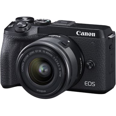 Canon EOS M6 Mark II 15-45mm og EVF-DC2