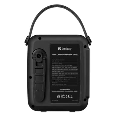 Sandberg Hand Crank Powerbank USB-C PD