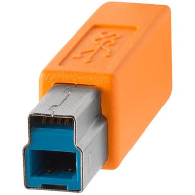 TetherPro USB-C Male B 4.6m Orange
