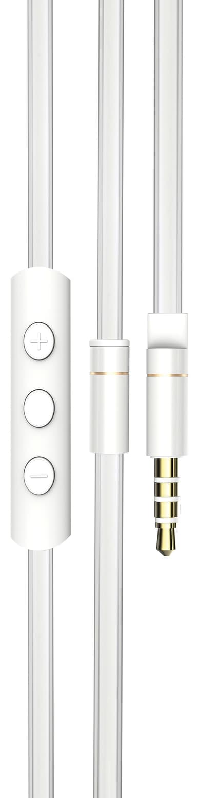 Sandstrøm Ceramic in-ear hodetelefoner (gull/hvit)