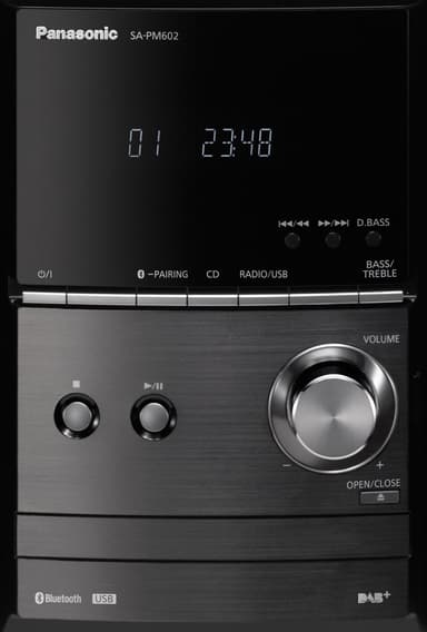 Panasonic SC-PM602EG-K mikroanlegg (sort)