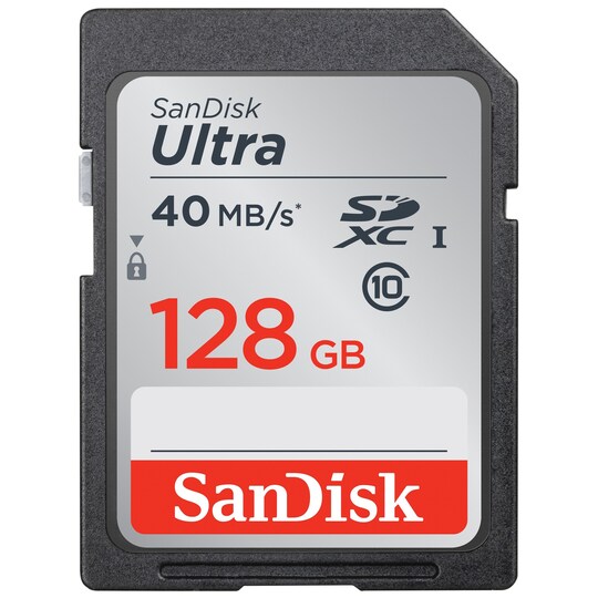 SanDisk Ultra SDXC 128 GB minnekort