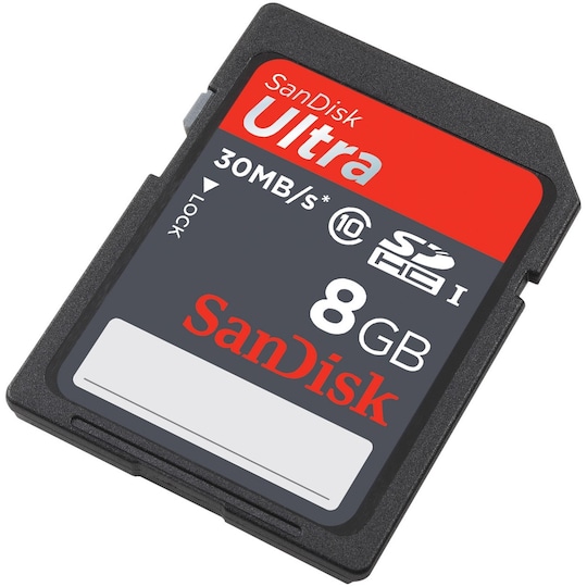 SanDisk Ultra 8 GB SDHC minnekort