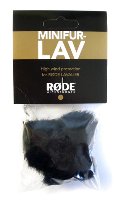 Røde MINIFUR-LAV Vindhette