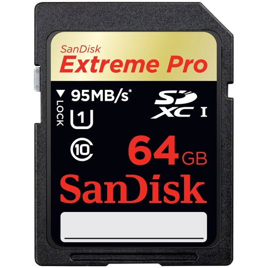 SanDisk 64 GB Extreme Pro SDXC UHS-I minnekort