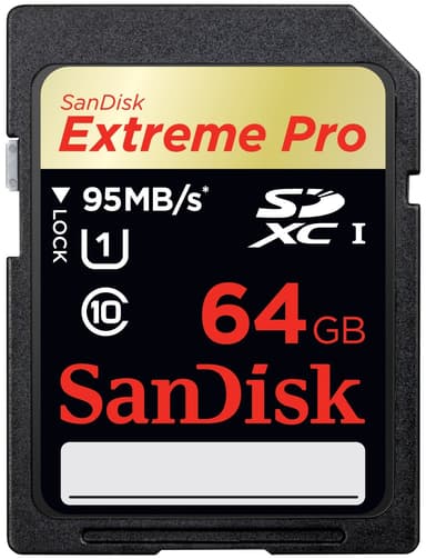 SanDisk 64 GB Extreme Pro SDXC UHSI minnekort Elkjøp Elkjøp