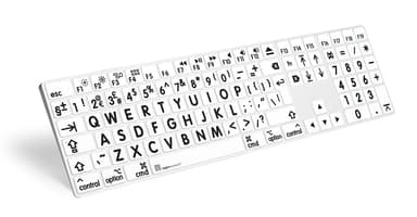 Logickeyboard XLPrint Tastaturoverlegg