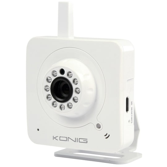 König Enhanced Indoor IP-kamera (hvit)