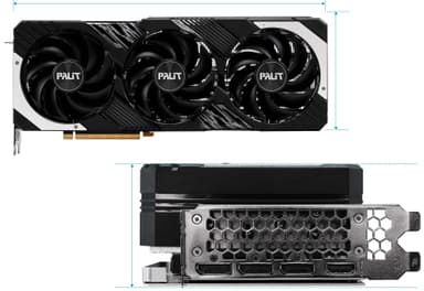 Palit GeForce RTX 4070 GamingPro OC grafikkort