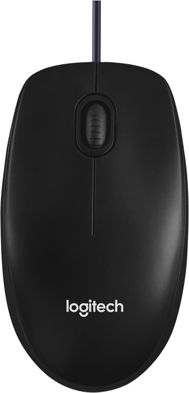 Logitech M100 kablet mus (sort)