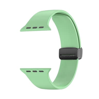 Magnetisk absorpsjonsklokkerem silikon Grønn Apple Watch 38mm/40mm/41mm