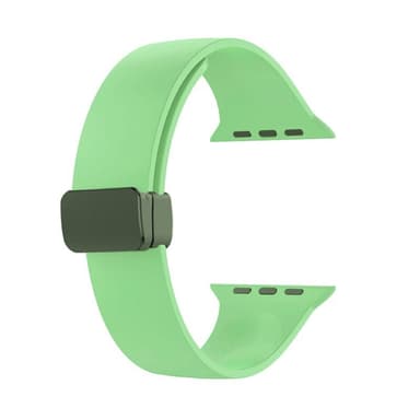 Magnetisk absorpsjonsklokkerem silikon Grønn Apple Watch 38mm/40mm/41mm