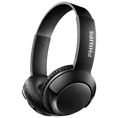 Philips Bass+ trådløse on ear hodetelefoner (sort BASS+ Trådløse hodetelefoner med mikrofon SHB3075BK00 | Philips