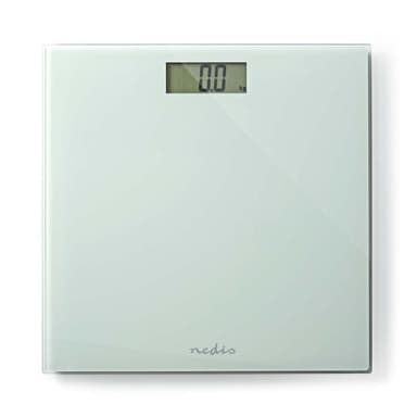 Nedis Personvekt | Digital | Hvit | Herdet Glass | Maksimal vekttrykk: 150 kg
