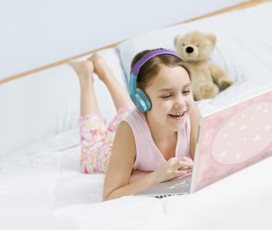 Philips Kids trådløse on-ear hodetelefoner SHK4000PP