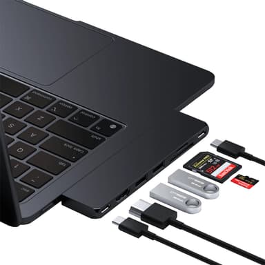Satechi USB-C Pro Slim USB hub (midnight)